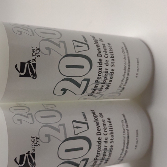 3pk Superstar cream peroxide developer 20V professional use hair lightener color - Picture 2 of 4